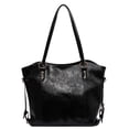 thumbnail image 3 of Hermoso bolso de mujer, bolso de hombro de gran capacidad, moderno, para otoño e invierno, bolso de mano con textura para viajeros, 3 of 6