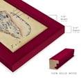 thumbnail image 2 of Seashell Ephemera I - Framed Print w/glass - Cherry Red, 2 of 8
