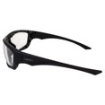 thumbnail image 3 of Epoch Eyewear Foam3 Padded Motorcycle Sunglasses Black Frames Clear Lens ANSI Z87.1+, 3 of 8