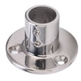 thumbnail image 1 of Base Ronde pour Main Courante de Bateau, Raccord de Base Ronde en Acier Inoxydable 316 pour Tube de 25mm/1 Po, 1 of 7