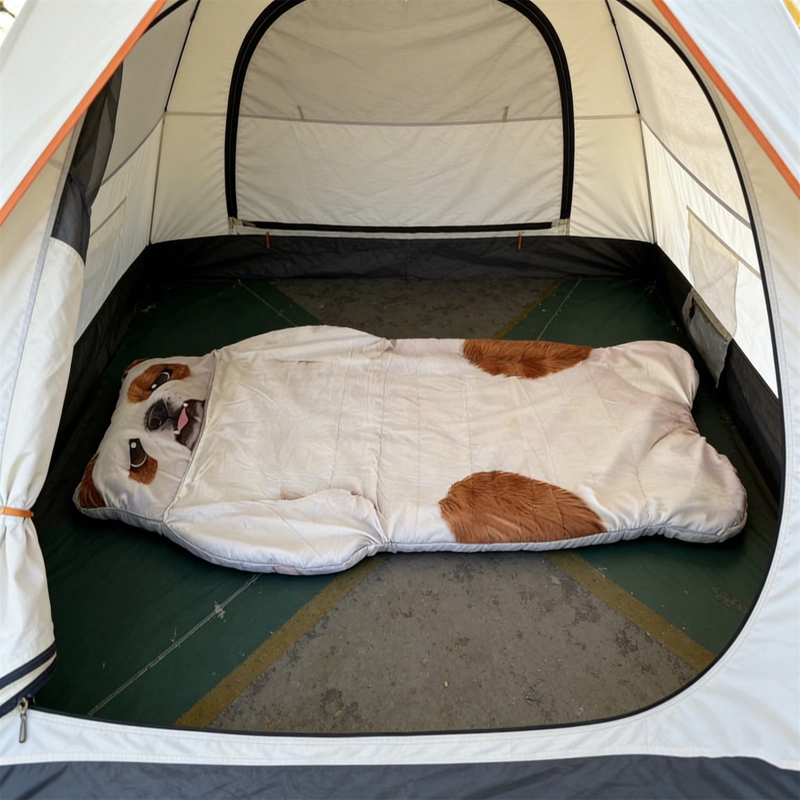 HHGBAD Oversized Dog Sleeping Bag, Soft Flannel Body Pillow, Warm Cozy Mattress for Camping and Napping, Ideal for Pet Lovers and Adults, 74.8×31.5in