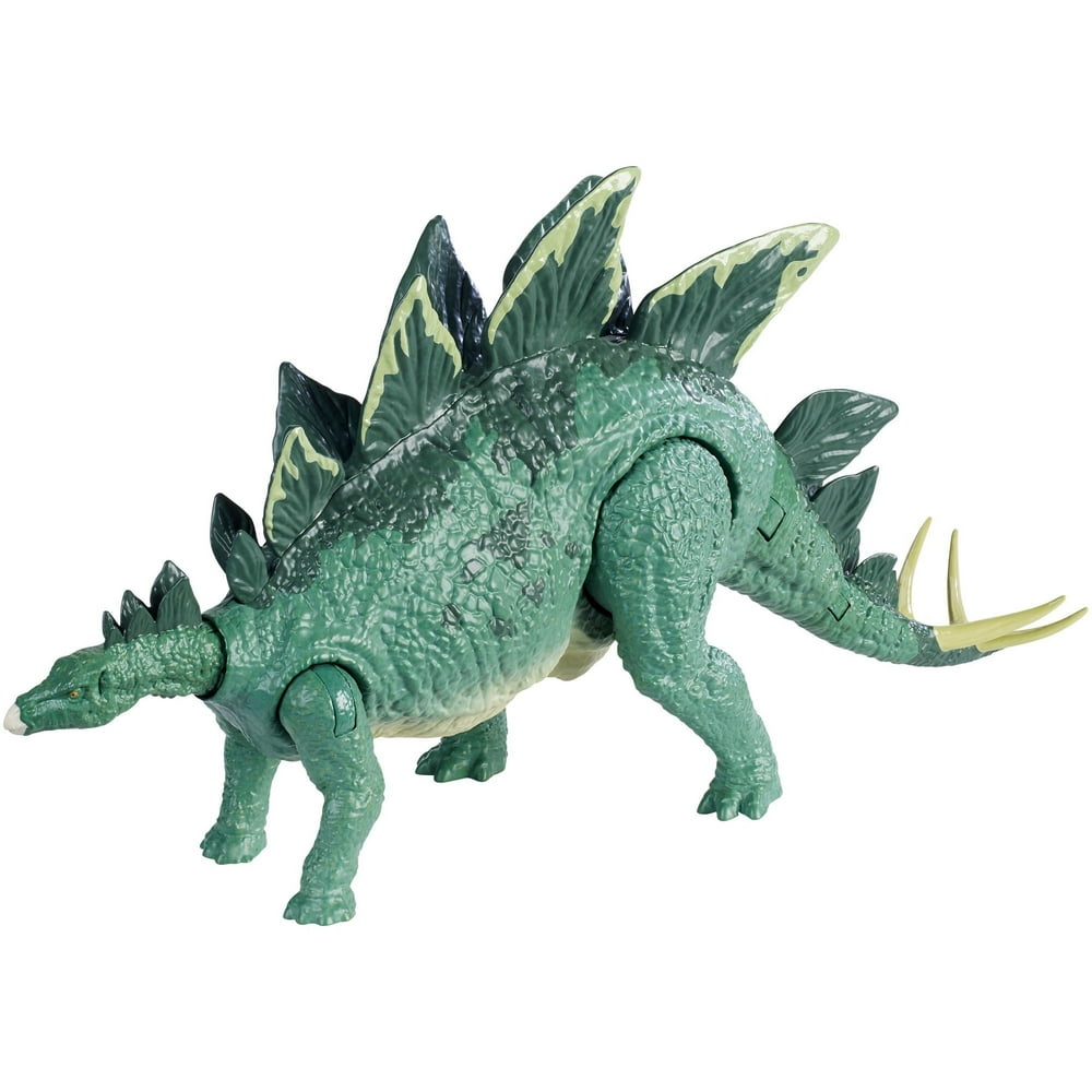 Jurassic World Action Attack Stegosaurus Dinosaur Figure - Walmart.com - Walmart.com