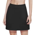 thumbnail image 6 of HomeGardon Skirts for Girls Skort Fashion Solid Color Patchwork Loose High Waist A-line Fake Two Piece Sports Pants Skirt Half Body Skirt, 6 of 6