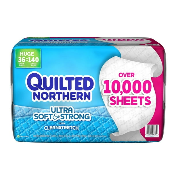Quilton Toilet Paper 36 Pack Quilted Northern Ultra Soft & Strong Toilet Paper, 36 Huge Rolls