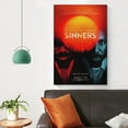 thumbnail image 3 of Sinners - Vintage Blockbuster Movie 3 Poster 2025 New Movie Poster Canvas Wall Art, 3 of 6