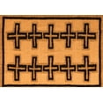 thumbnail image 1 of Ahgly Company Indoor Rectangle Abstract Orange Modern Area Rugs, 4' x 6', 1 of 4