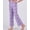 Lavender Carnegie Plaid, variant on BY6624 Youth Poly Flannel Pant-BLACK/ORANGE/WHITE-YXL