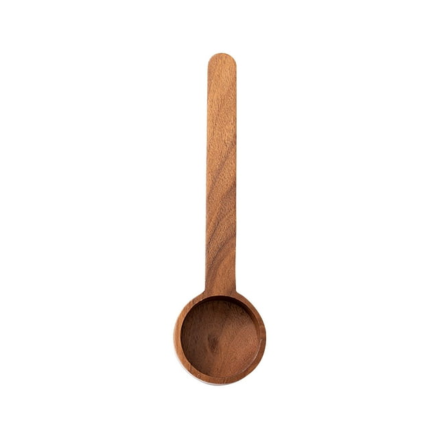 Cucharas soperas Cuchara de nogal para granos de café Cuchara de madera maciza Varias cucharas Cuchara medidora