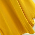 thumbnail image 4 of Antinious Women Solid Casual Long Sleeve Outfits Sleepwear,Winter Pajamas for Women Set,Women's Sleepwear Outfits,Yellow,L, 4 of 5