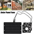 thumbnail image 2 of Kit de Ventilador Solar de 10 W con Doble Ventilador y 12 V de Ahorro de Energía, con Panel Solar y Cable de Conexión para Invernaderos y Casas de Mascotas., 2 of 5
