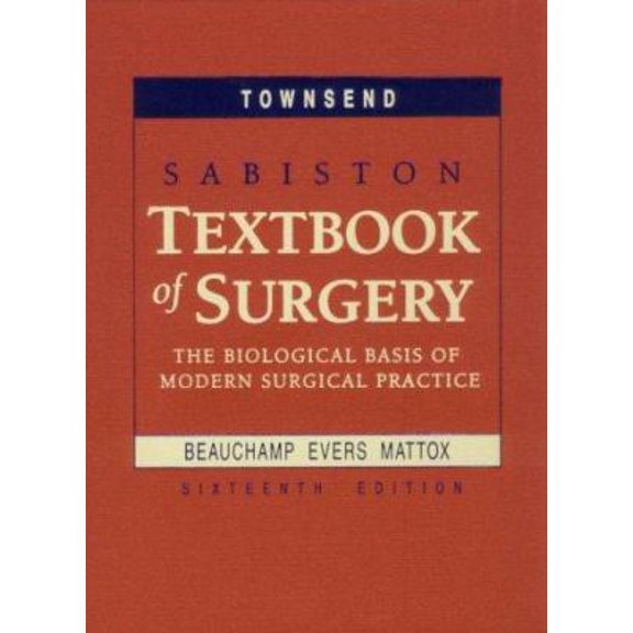 Pre-Owned Sabiston Textbook of Surgery: The Biological Basis of Modern Surgical Practice (Hardcover) 0721682693 9780721682693