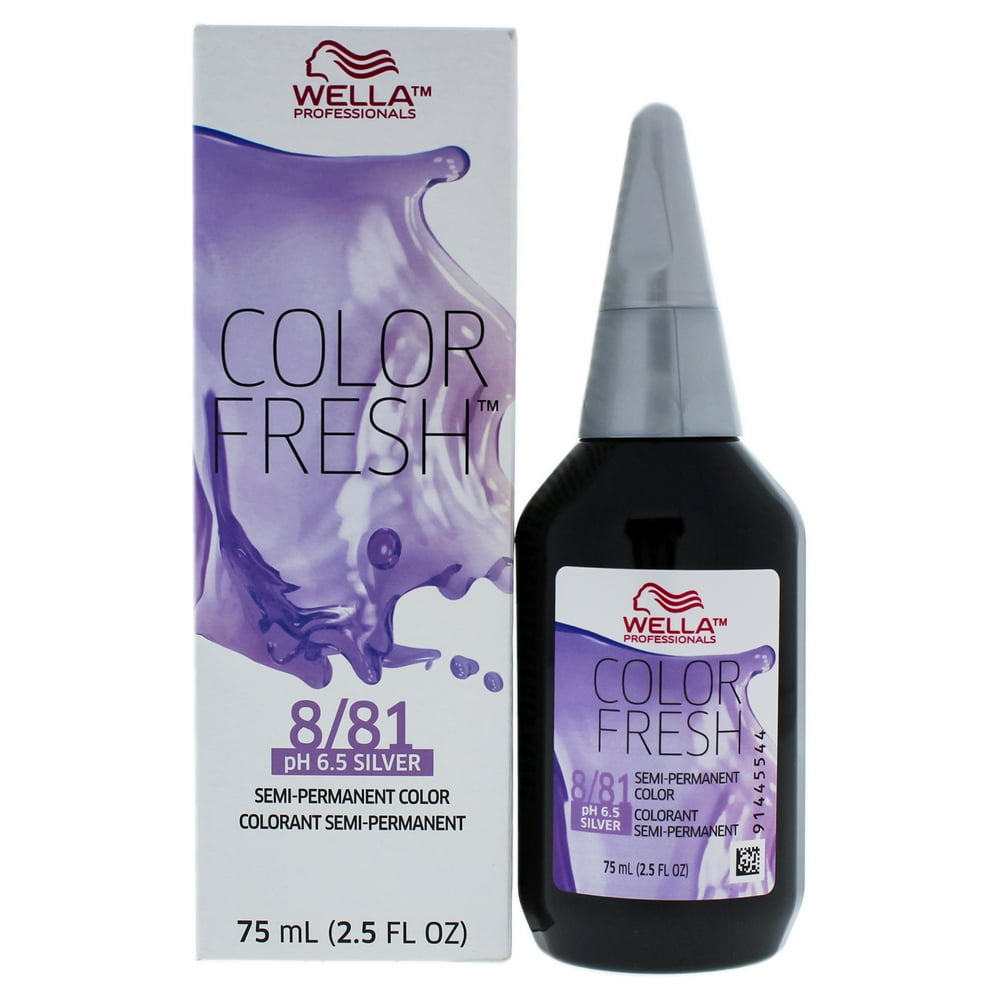 Wella Color Fresh SemiPermanent Hair Color 8 81 Light BlondePearl Ash