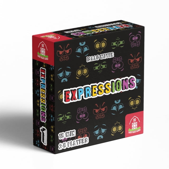 Juego de cartas Expressions de Barn Made Games cooperativo para 2-5 jugadores