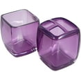 thumbnail image 6 of Bathroom Accessories Set 4 Pcs Purple Bathroom Set Bathroom Decor with Toothbrush Holder, Toothbrush Cup, Soap Dispenser, Soap Dish (Purple), 6 of 7