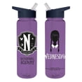 thumbnail image 1 of Wednesday Nevermore Academy Plastic Water Bottle, 1 of 1