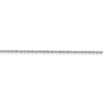 thumbnail image 2 of White Sterling Silver chain Herringbone 20 in 1.65 mm, 2 of 5