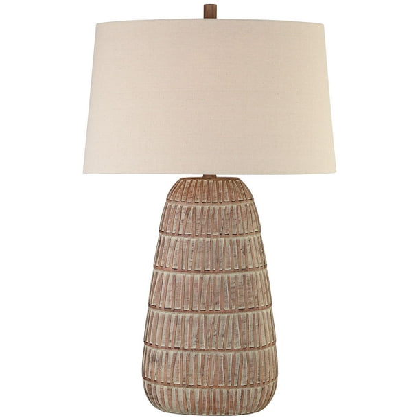 John Timberland Southwest Rustic Table Lamp Textured Jug Sandstone