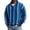 #B Multicolor, variant on Zynoxe Men's Striped Sweatshirt with Elastic Ribbed Cuffs Classic Lapel Collar Sweatshirt for Men Loose Drop Shoulder Long Sleeve Pullover Top Fashionable Color Block Fall Sweatshirt S