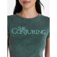 thumbnail image 4 of The Conjuring Women’s Halloween Graphic Print Baby Tee, Sizes XXS–XXL, 4 of 5