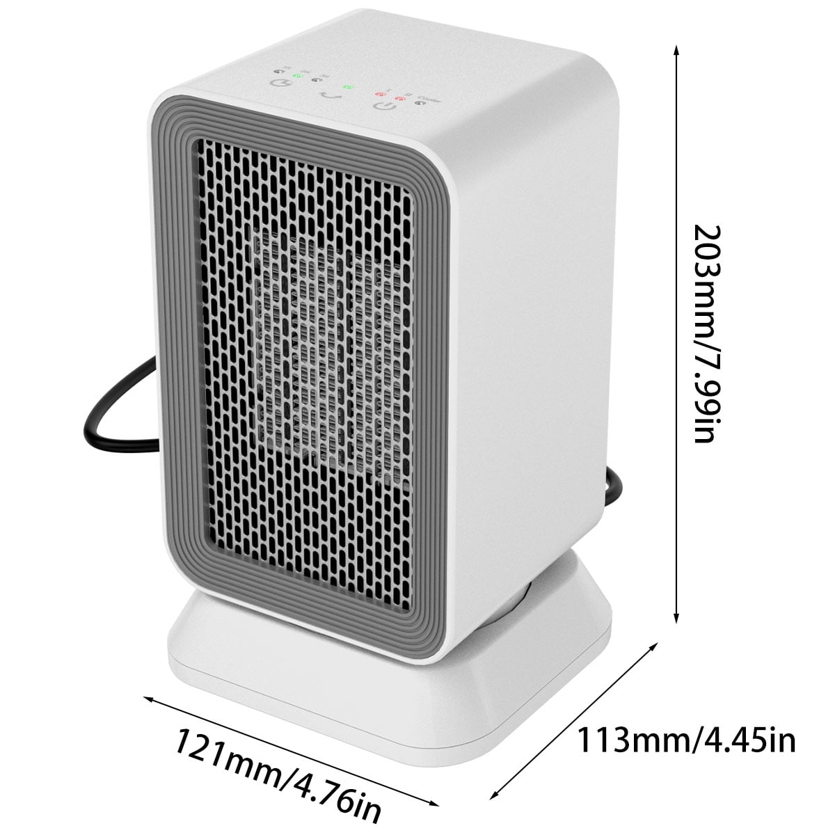 Hands DIY Space Heater Fan Heater Reusable Portable Electric Heater 1000W  Small Desktop Heater Mute Personal Heater Fast Heating PTC Ceramic Heater 3  Modes for Home Bedroom Office Desk - Walmart.com