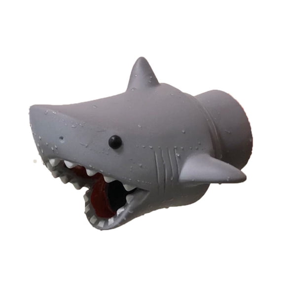 Ruanlalo Kids Faucet Extender Cartoon Duck Shark Elephant Shape Splash-proof Faucet Extender Bathroom Gadget