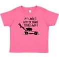 thumbnail image 3 of Inktastic Father's Day Dad My Lawn's Better than Your Lawn Boys or Girls Baby T-Shirt, 3 of 5
