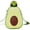 D, variant on Jiibva 600ML Avocado Water Bottle with Carrying Rope Cartoon Drink Bottle Cold Water Drinkware for Camping Outdoor Activities