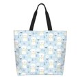 thumbnail image 1 of Balery Cute Cat Bolsa Tote Estilo Estético con Cremalleras, Bolsa de Hombro, Bolsa de Compras Grande y Plegable, 1 of 8