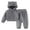Z2-Gray, variant on newwalpole Toddler Girl Clothes 2 Piece Outfits Fashion Sweatshirts+Sweatpants Long Sleeve Tracksuit Clothing Set Pink for Size 3-6 Months