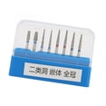 thumbnail image 4 of Brocas dentales ANGGREK 10 piezas Acero inoxidable tratamiento dental pulido, 4 of 8