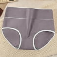 thumbnail image 4 of Oksale Seamless Underwear for Women High Waisted Tummy Control Briefs Panties Soft Cozy Breathable Sexy Stretch Panties Dark Gray S, 4 of 7