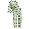 thumbnail image 5 of NETILGEN Thermal Green Leaves & Truck Pj Set for Women Plus Size, Comfortable Women Pajama Set Long Sleeve & Crew Neck, 2 Pcs Women Pj Sets Summer & Winter & Autumn, 5 of 6