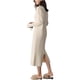 thumbnail image 5 of Guardurnaity Vestido de manga larga de punto de otoño para mujer, suéter informal, ropa suave y cómoda para fiesta, trabajo al aire libre Vestidos Blanco, 5 of 6
