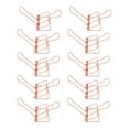 thumbnail image 4 of Paper Clamps, Widely Used Wire Binder Clips Durable Metal 30Pcs  For School Gold,Rose Gold,Purple, 4 of 8