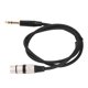 thumbnail image 1 of Cable De Micrófono Macho A XLR Hembra, 1,8 M, 3 Pines, 6,35 Mm, Cable Macho A XLR Hembra, Junta Chapada En Oro, PVC Suave, Resistente A La Oxidación Para El Hogar, 1 of 7