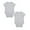 Z01-Light Gray 2PCS, variant on TBWNWG Unisex Clothes Unisex Baby Solid Baby Bodysuit,2PCS