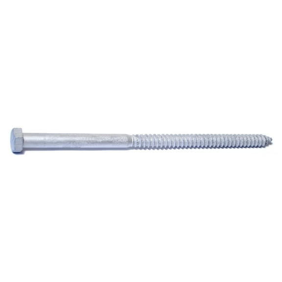 1/2" x 10" Hot Dip Galvanized Steel Hex Head Lag Screws HLSHS-543