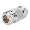 thumbnail image 1 of Adapter Connector 2PCS N Female Double Pass Connector For N Type Male Coaxial Cables Antennas, 1 of 8