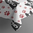 thumbnail image 4 of Boston Terrier Puppy Dog Rectangle Tablecloth 60"x102",Waterproof Polyester Rectangle Table Cloth, Wipeable Spillproof Polyester Tablecloth for Dining, Camping, Indoor and Outdoor, 4 of 5