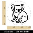 thumbnail image 2 of Koala Bear Sitting Self-Inking Rubber Stamp Ink Stamper - Brown Ink - Small 3/4 Inch, 2 of 7