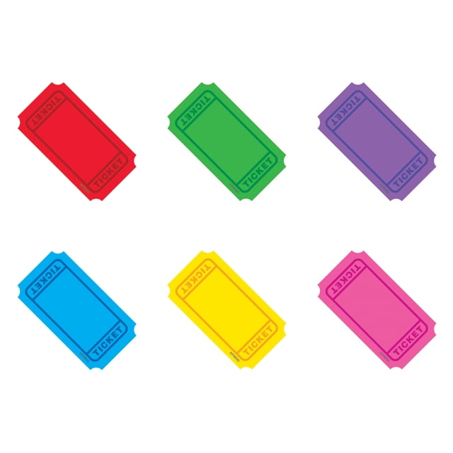 Billets Gagnants Mini Pack de Variété Accents, 72 par Pack, 6 Packs
