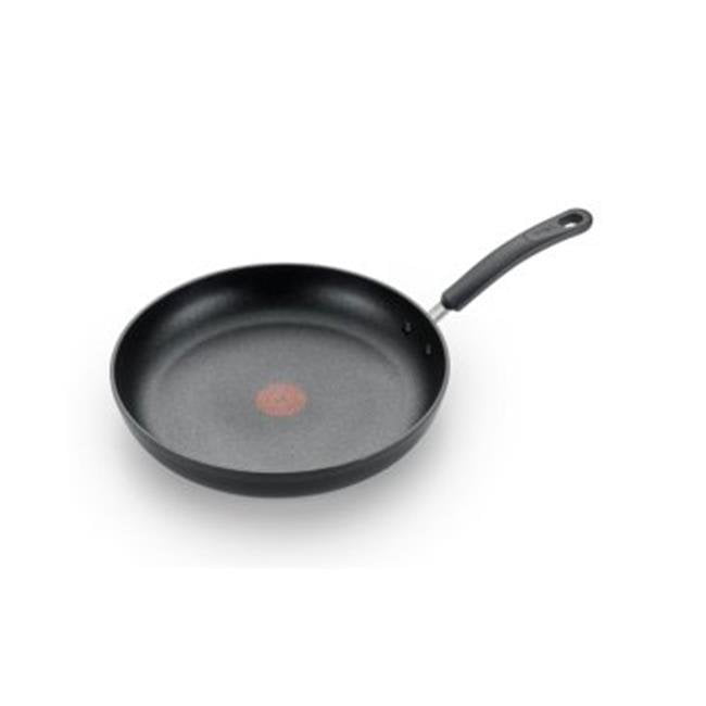 Black T-fal Dishwasher Fry Pan with Lid Hard Anodized Titanium Nonstick,12-Inch 
