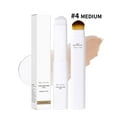 thumbnail image 2 of Color Changing Foundation Stick with Built-in Brush, Quick Fix Full Coverage Concealer Stick, Hydrating Concealer Base Makeup, 2 IN 1 Double Head Foundation Stick for Flawless Look (#04, Medium), 2 of 9