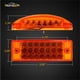 thumbnail image 4 of Luz indicadora Partsam, rectangular, color ámbar, 21 LED, 6 x 2, para remolque, 4 of 7