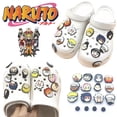 thumbnail image 2 of Accesorios de Naruto Kakashi Crocs, hebilla de zapato, abalorio DIY, lindo Ajuste de dibujos animados, decoraciones de serpiente Croc, hebilla, regalo Unisex, baratija de fiesta, 2 of 4