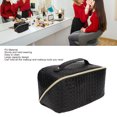 thumbnail image 4 of Bolsa de maquillaje bolsa de maquillaje de viaje diseño de rejilla PU de gran capacidad multiusos para mujer ANGGREK Otros, 4 of 8