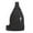 Black, variant on Stylish Versatile Chest Shoulder Crossbody Bag for Daily Commute and Use Casual Beach Backpack Travel Backpack