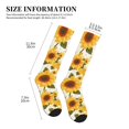 thumbnail image 2 of Picia Yellow Polka Dot Sunflower Printed Sports Compression Socks - 15-20mmHg Graduated Compression, High-Performance Soft and Breathable Socks for Men and Women, 2 of 5