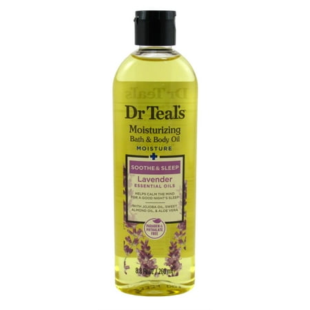 Dr Teals Bath & Body Oil Soothe & Sleep Lavender 8.8oz (Pack of 3)