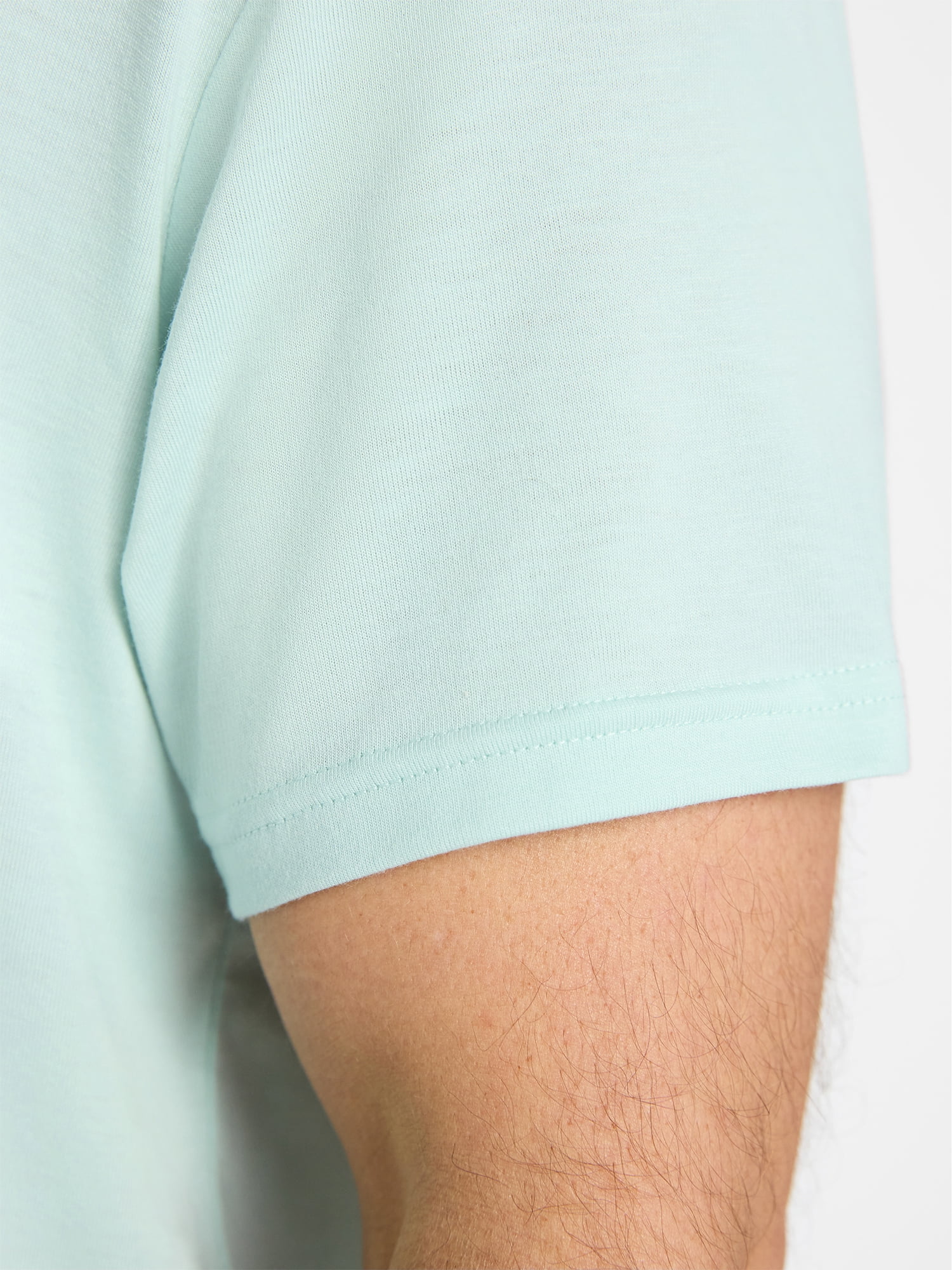 Athletic Works Men's and Big & Tall Tri Blend Tee with Short Sleeves, Sizes XS-4XLT